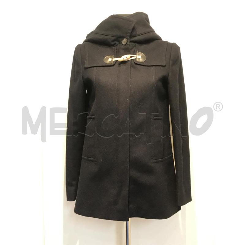 CAPPOTTO DONNA MAX MARA BLU CON CAPPUCCIO | Mercatino dell'Usato Moncalieri bengasi 1