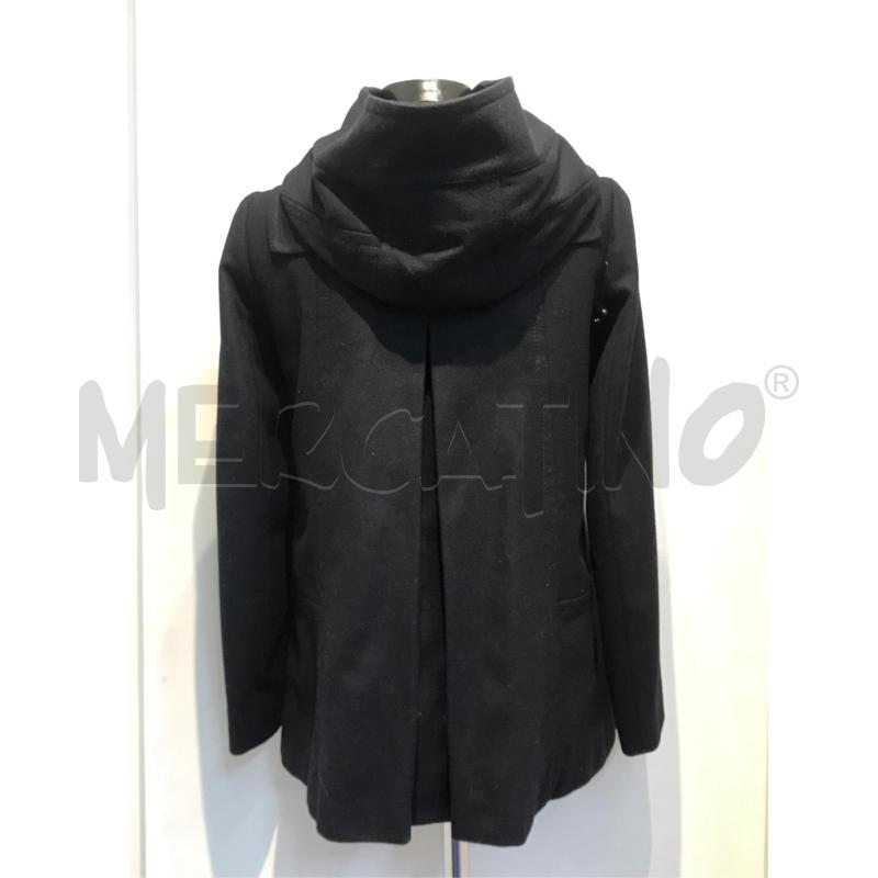 CAPPOTTO DONNA MAX MARA BLU CON CAPPUCCIO | Mercatino dell'Usato Moncalieri bengasi 2