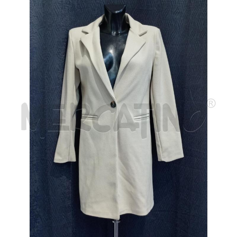 CAPPOTTO DONNA NEW COLLECTION BEIGE CHIARO 1 BOTTONE | Mercatino dell'Usato Moncalieri bengasi 1