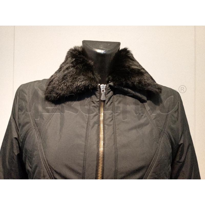 CAPPOTTO DONNA VERSACE NERO CON COLLO PELLICCIA | Mercatino dell'Usato Moncalieri bengasi 2