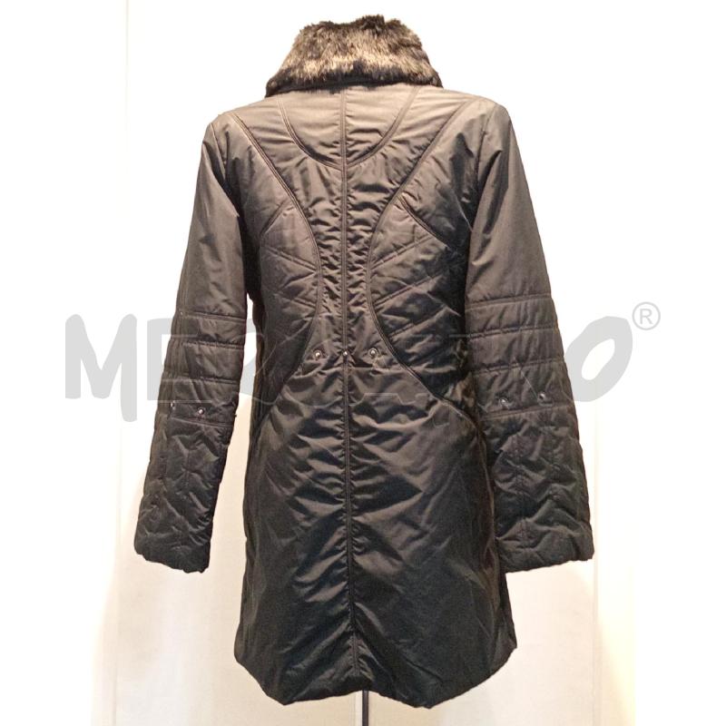 CAPPOTTO DONNA VERSACE NERO CON COLLO PELLICCIA | Mercatino dell'Usato Moncalieri bengasi 4