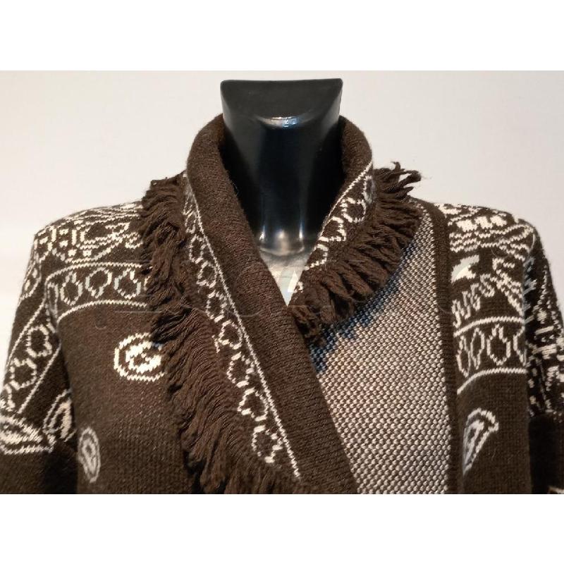 CARDIGAN DONNA COCOGIO MARRONE BIANCO | Mercatino dell'Usato Moncalieri bengasi 4