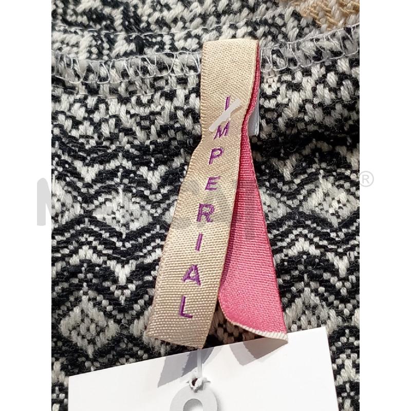 CARDIGAN DONNA IMPERIAL FANTASIA NERA BEIGE CON FRANGE  | Mercatino dell'Usato Moncalieri bengasi 5