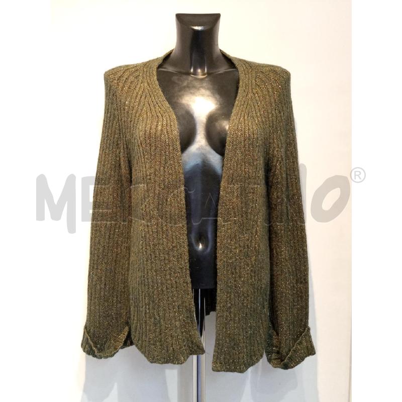 CARDIGAN DONNA KAOS VERDE LUREX | Mercatino dell'Usato Moncalieri bengasi 1