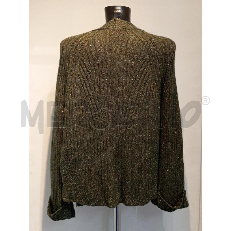 CARDIGAN DONNA KAOS VERDE LUREX | Mercatino dell'Usato Moncalieri bengasi 2