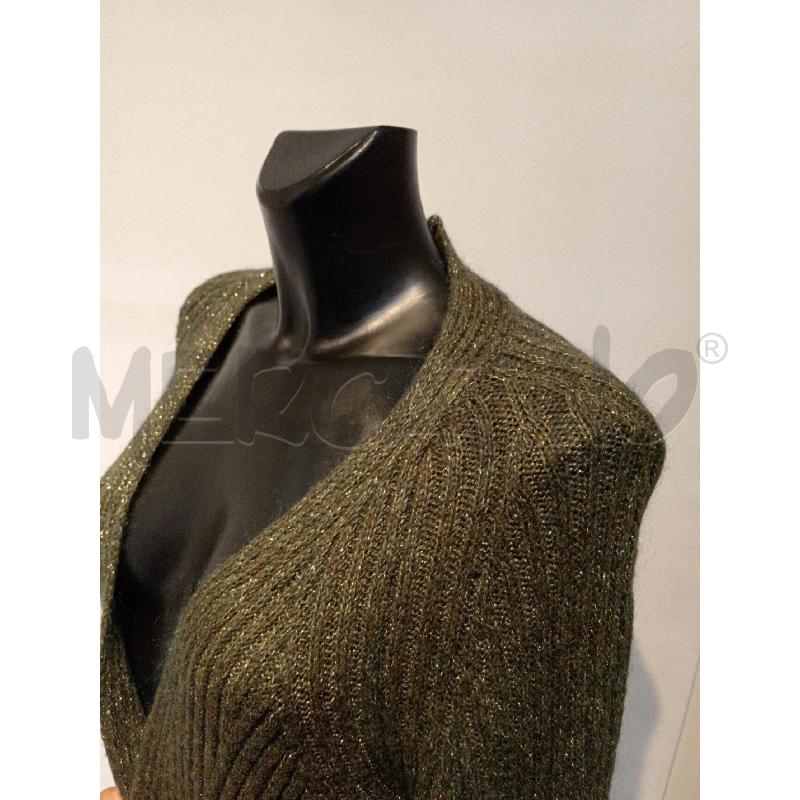 CARDIGAN DONNA KAOS VERDE LUREX | Mercatino dell'Usato Moncalieri bengasi 3