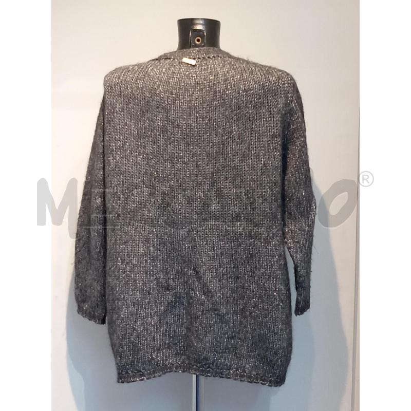 CARDIGAN DONNA LFDL GRIGIO LUREX | Mercatino dell'Usato Moncalieri bengasi 2