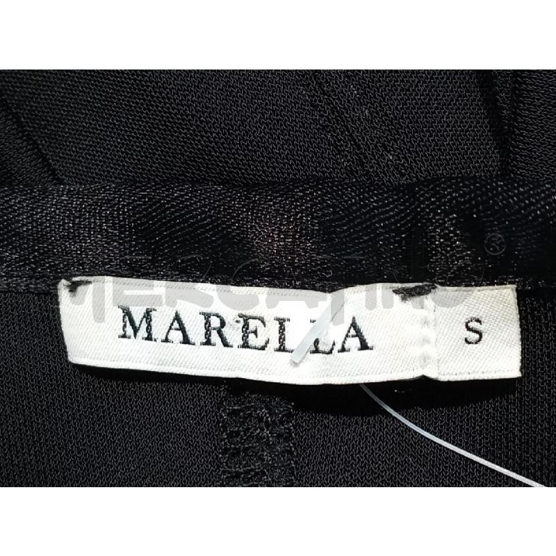 CARDIGAN DONNA MARELLA NERO LUNGO LUCIDO SEMI TRASPARENTE  | Mercatino dell'Usato Moncalieri bengasi 5