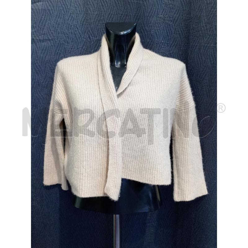 CARDIGAN DONNA MAX MARA BEIGE CORTO | Mercatino dell'Usato Moncalieri bengasi 1
