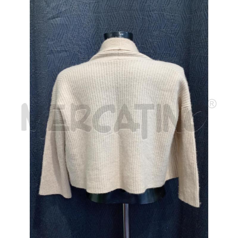 CARDIGAN DONNA MAX MARA BEIGE CORTO | Mercatino dell'Usato Moncalieri bengasi 2