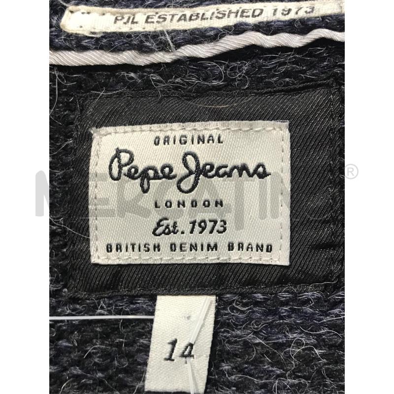 CARDIGAN DONNA PEPE JEANS BLU LUNGO  | Mercatino dell'Usato Moncalieri bengasi 5