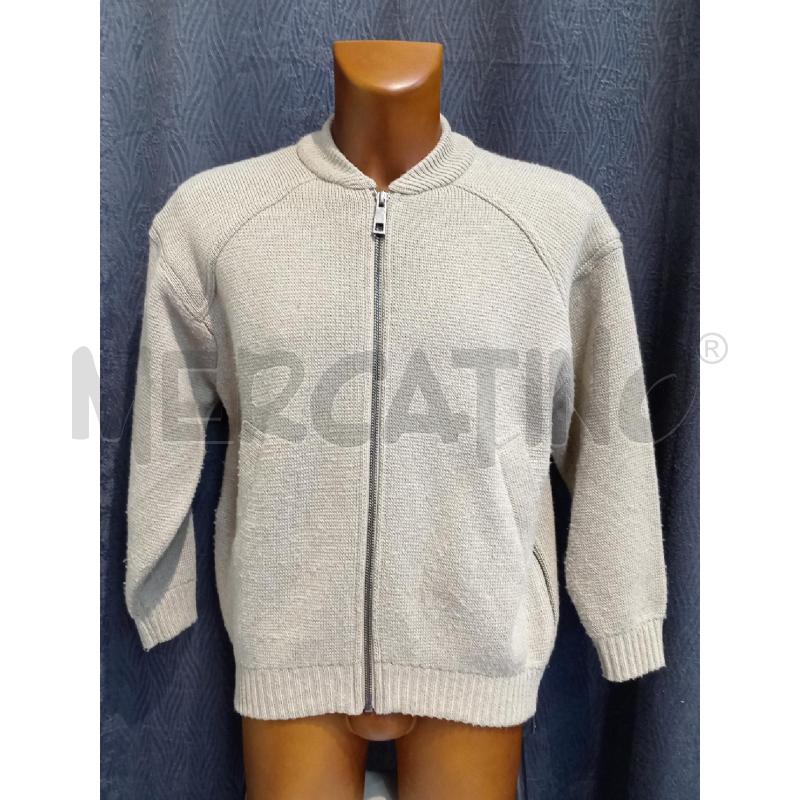 CARDIGAN UOMO ZARA BEIGE CON CERNIERA | Mercatino dell'Usato Moncalieri bengasi 1