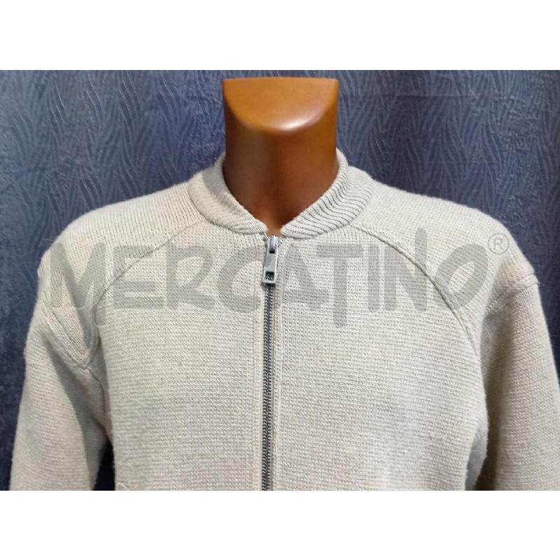 CARDIGAN UOMO ZARA BEIGE CON CERNIERA | Mercatino dell'Usato Moncalieri bengasi 4
