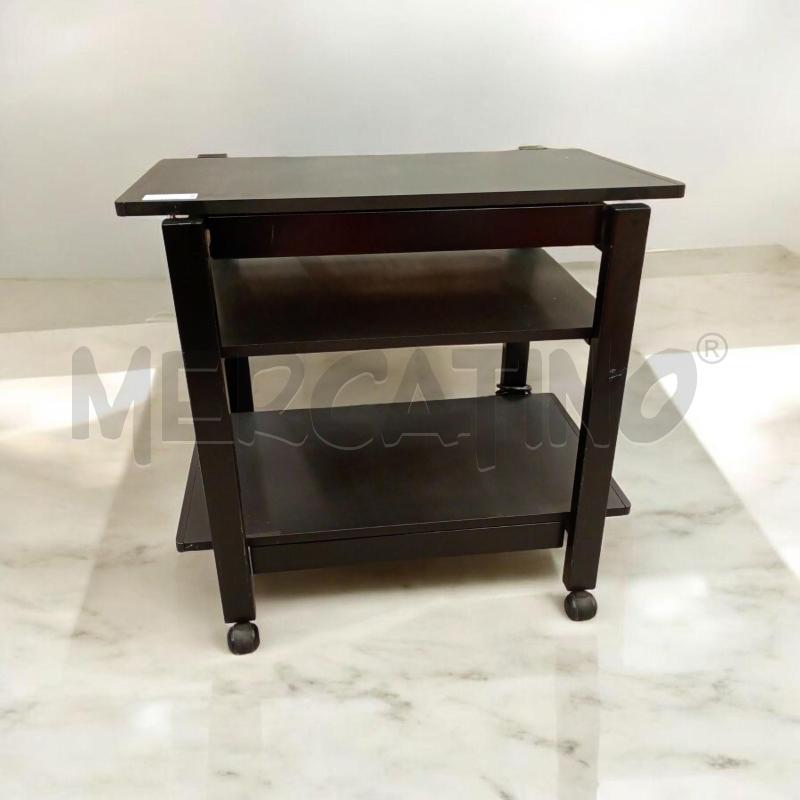 CARRELLINO PORTA VIVANDE DESIGN FOPPAPEDRETTI NERO  | Mercatino dell'Usato Moncalieri bengasi 1