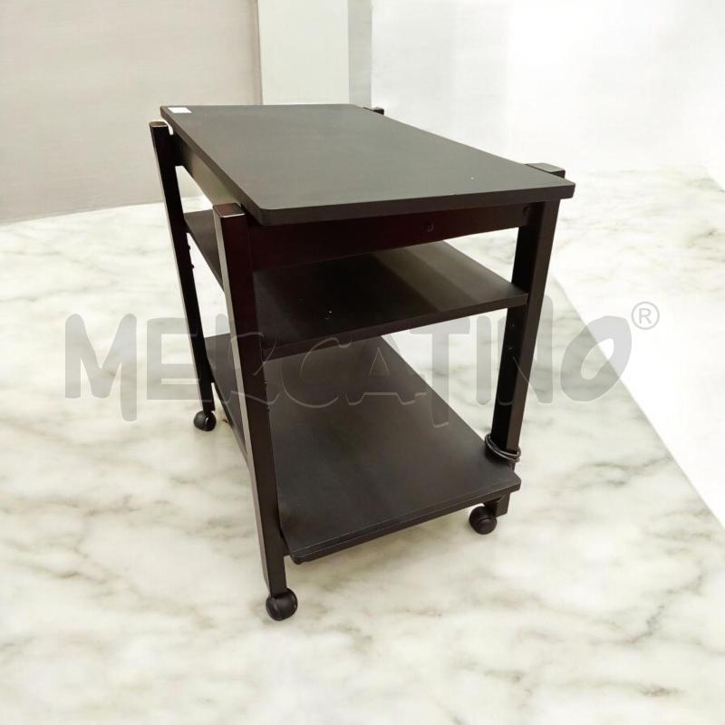 CARRELLINO PORTA VIVANDE DESIGN FOPPAPEDRETTI NERO  | Mercatino dell'Usato Moncalieri bengasi 3