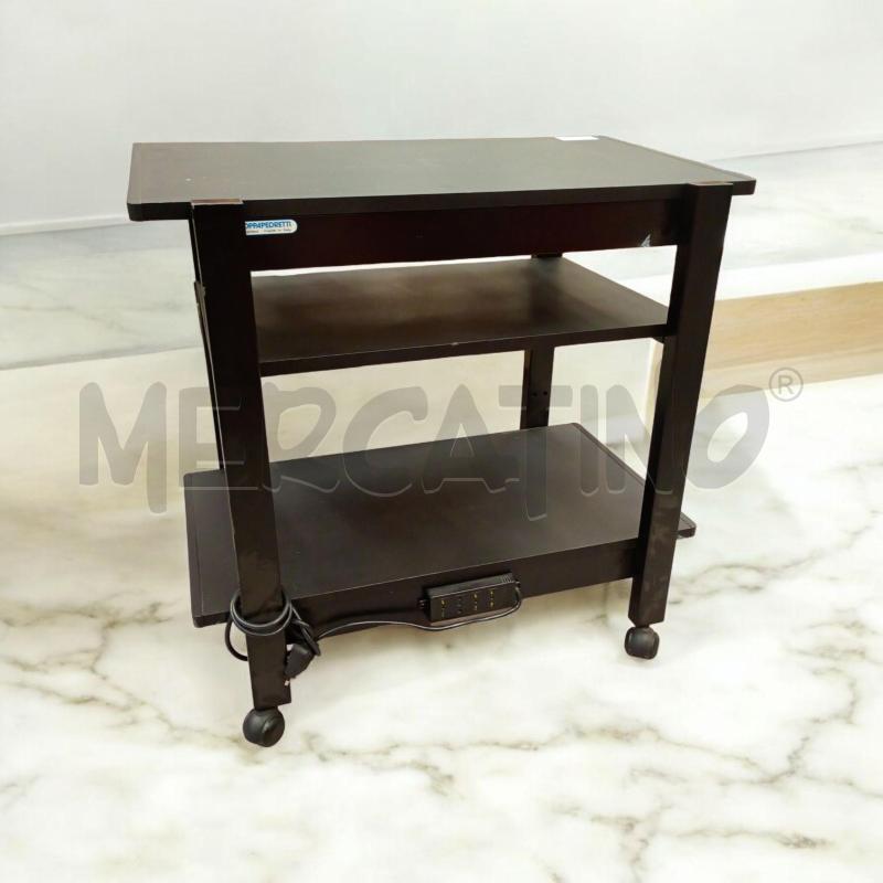 CARRELLINO PORTA VIVANDE DESIGN FOPPAPEDRETTI NERO  | Mercatino dell'Usato Moncalieri bengasi 4