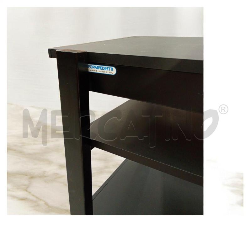 CARRELLINO PORTA VIVANDE DESIGN FOPPAPEDRETTI NERO  | Mercatino dell'Usato Moncalieri bengasi 5