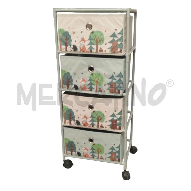 CARRELLO CON CONTENITORI IN NYLON | Mercatino dell'Usato Moncalieri bengasi 2