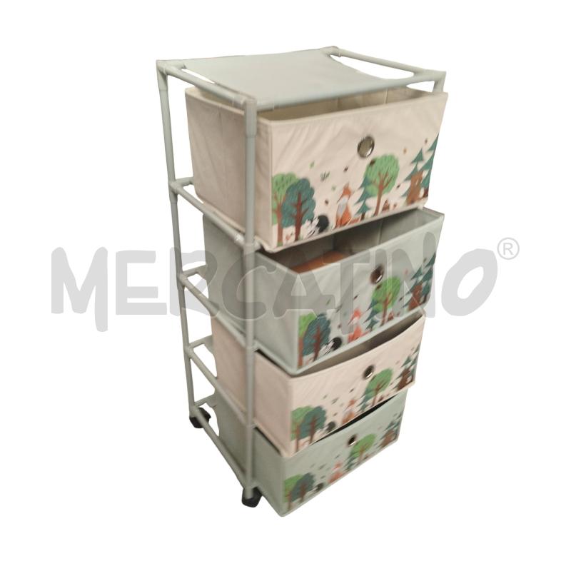 CARRELLO CON CONTENITORI IN NYLON | Mercatino dell'Usato Moncalieri bengasi 3