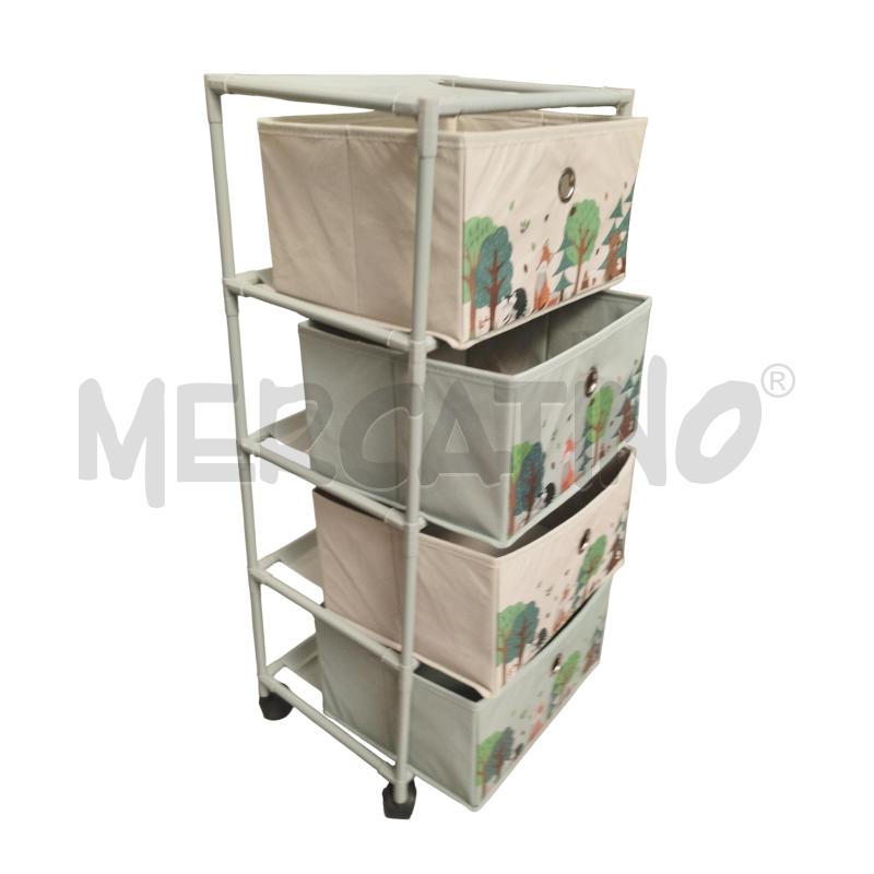 CARRELLO CON CONTENITORI IN NYLON | Mercatino dell'Usato Moncalieri bengasi 4