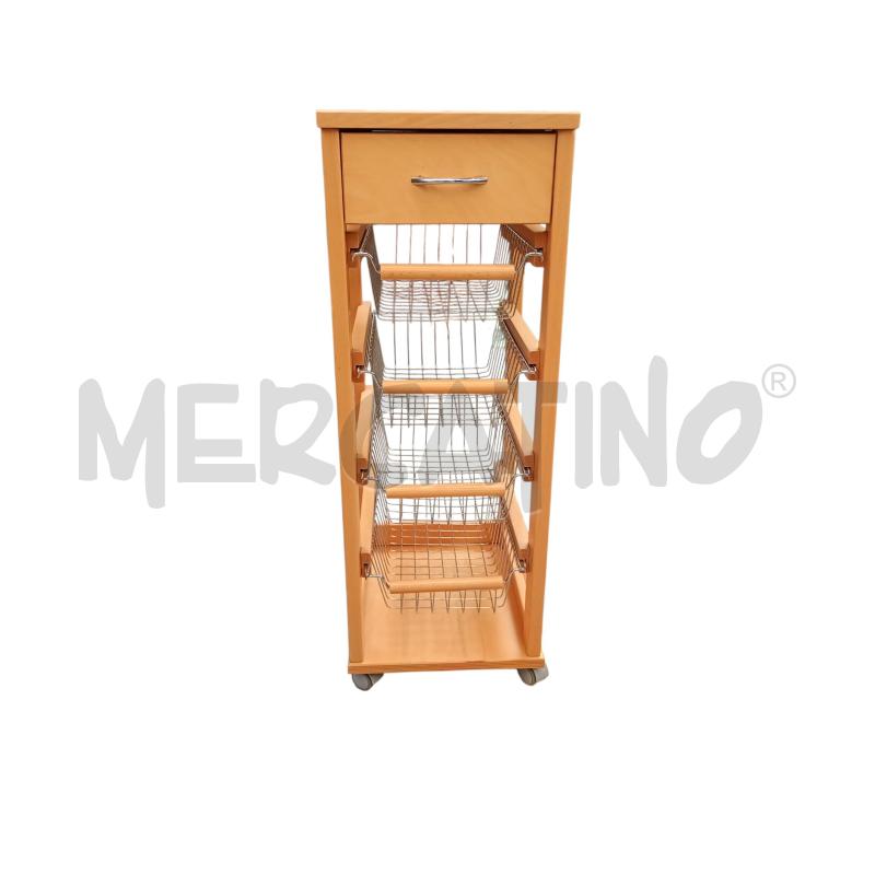 CARRELLO CON RIPIANI E RUOTE | Mercatino dell'Usato Moncalieri bengasi 1