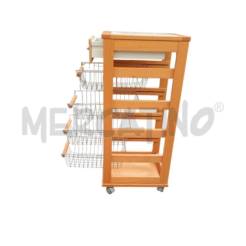 CARRELLO CON RIPIANI E RUOTE | Mercatino dell'Usato Moncalieri bengasi 3