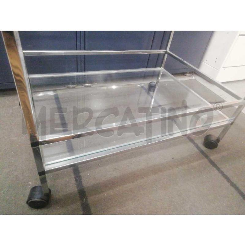 CARRELLO INOX VETRO | Mercatino dell'Usato Moncalieri bengasi 4