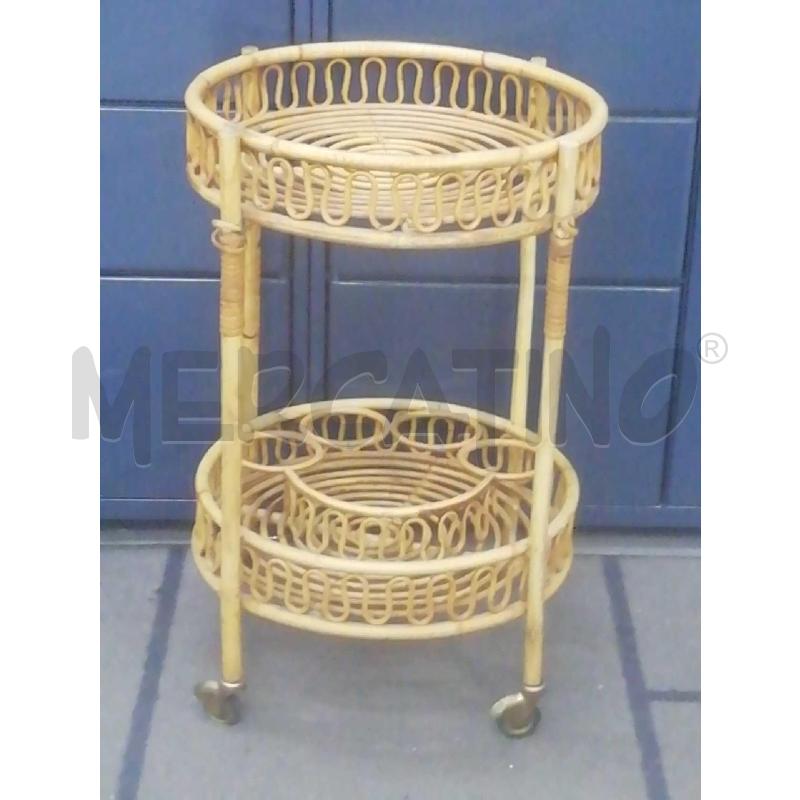 CARRELLO VIMINI PORTA BEVANDE | Mercatino dell'Usato Moncalieri bengasi 1