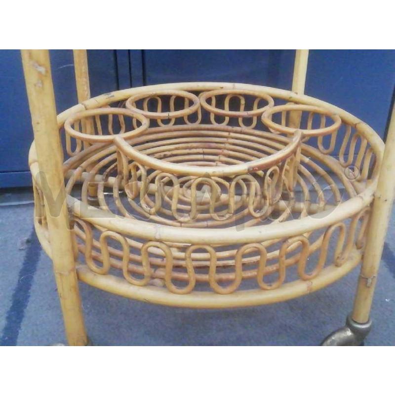 CARRELLO VIMINI PORTA BEVANDE | Mercatino dell'Usato Moncalieri bengasi 3