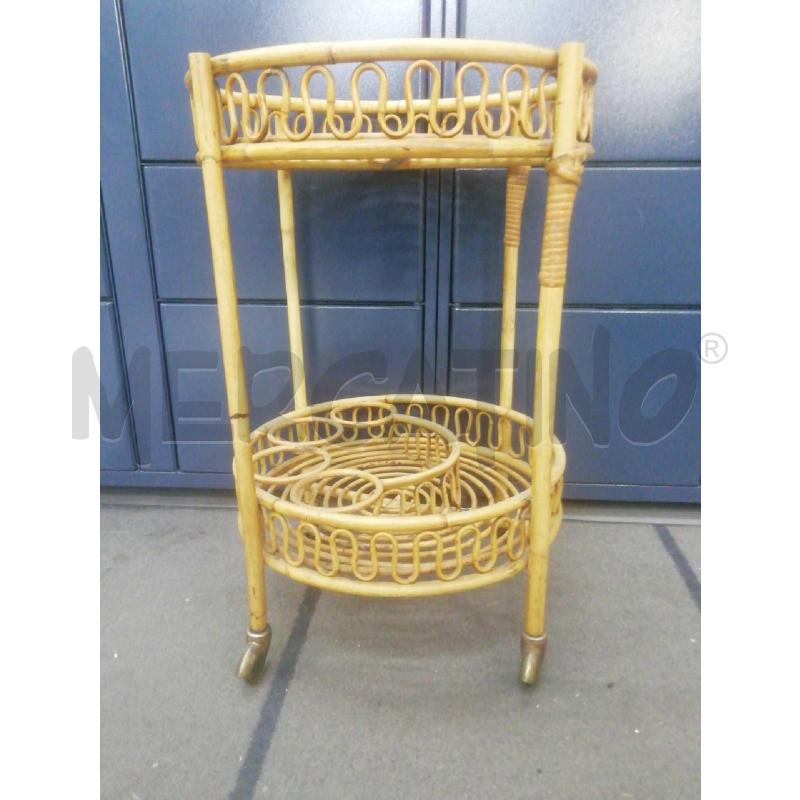 CARRELLO VIMINI PORTA BEVANDE | Mercatino dell'Usato Moncalieri bengasi 4