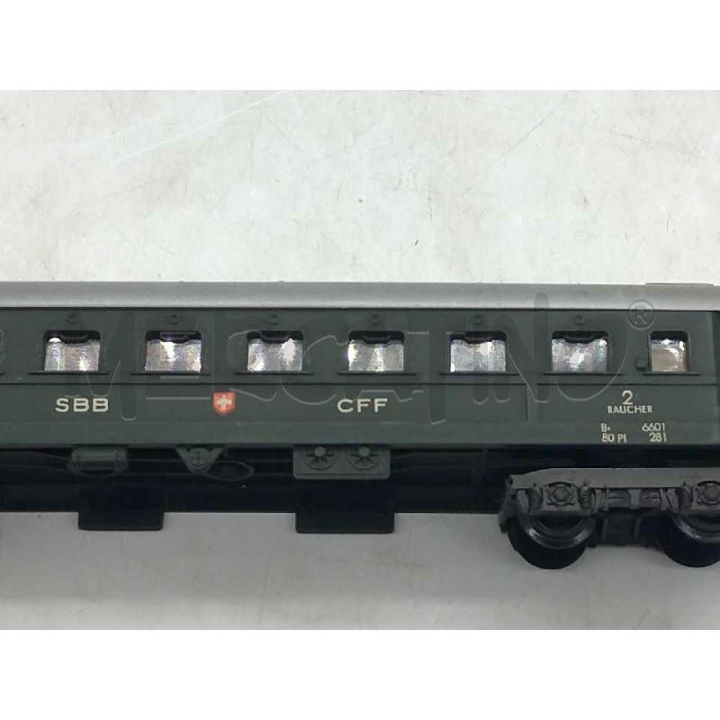 CARROZZA PASSEGGERI LIMA SBB CFF RAUCHER | Mercatino dell'Usato Moncalieri bengasi 4