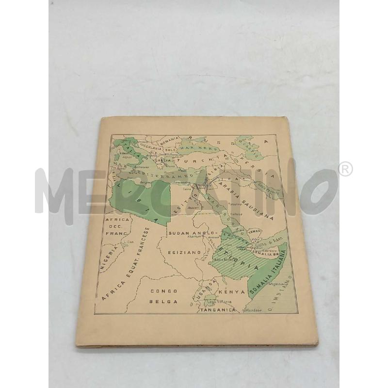 CARTA DELL AFRICA ORIENTALE TOURING CLUB | Mercatino dell'Usato Moncalieri bengasi 2