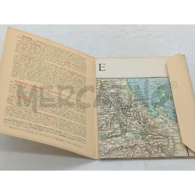 CARTA DELL AFRICA ORIENTALE TOURING CLUB | Mercatino dell'Usato Moncalieri bengasi 3