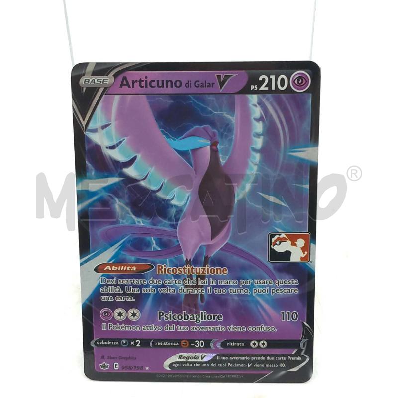 CARTA POKEMON ARTICUNO DI GALAR V 058/198 | Mercatino dell'Usato Moncalieri bengasi 1