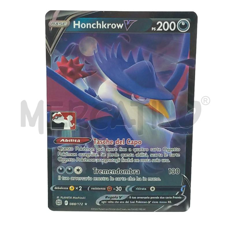 CARTA POKEMON HONCHKROW V 088/172 | Mercatino dell'Usato Moncalieri bengasi 1