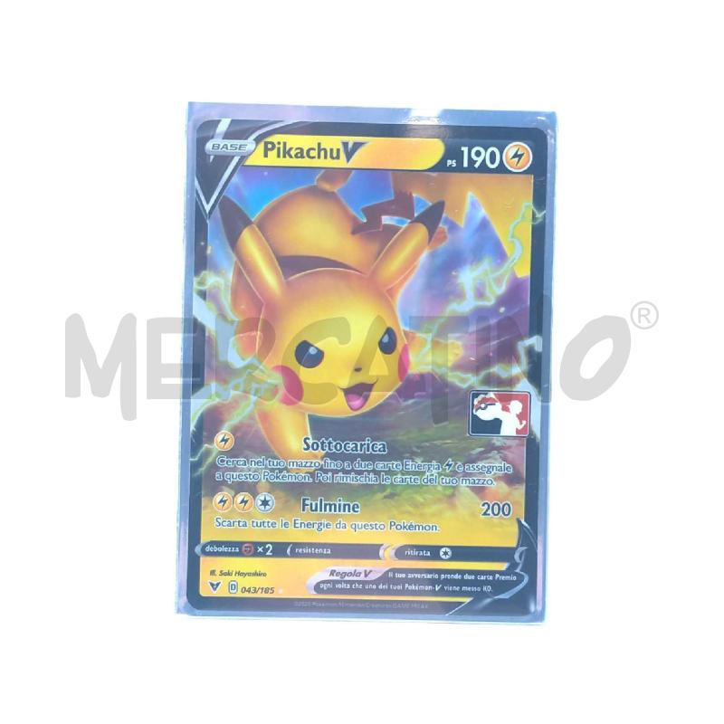 CARTA POKEMON PIKACHU V 043/185 | Mercatino dell'Usato Moncalieri bengasi 1