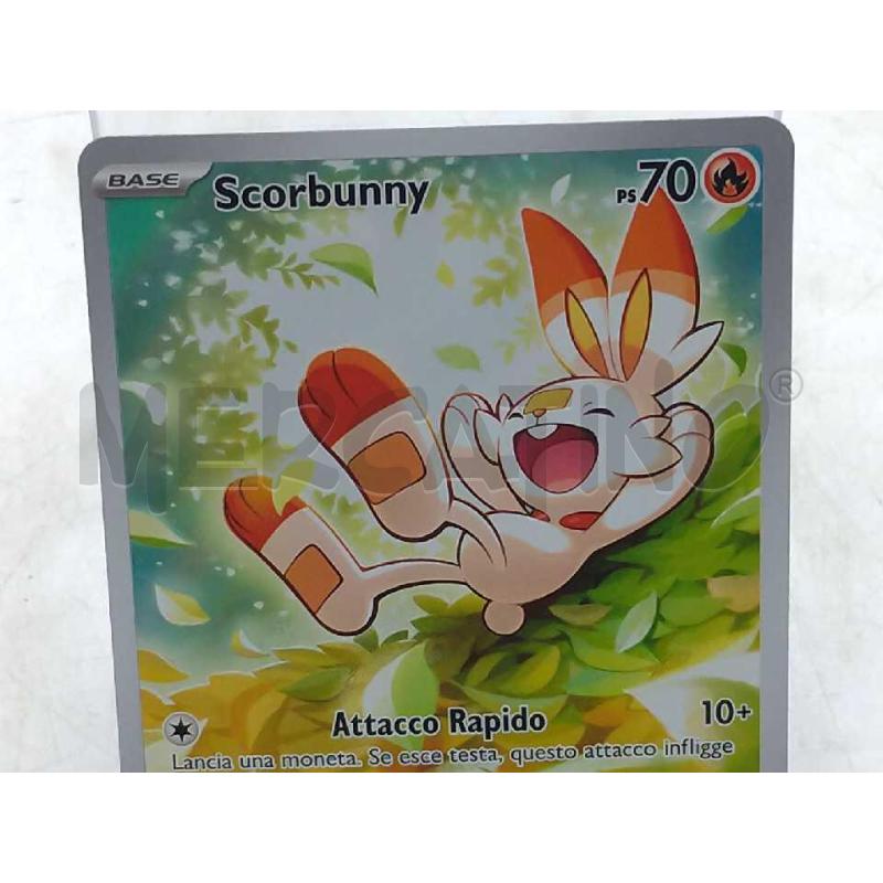 CARTA POKEMON SCORBUNNY 225/217 | Mercatino dell'Usato Moncalieri bengasi 3