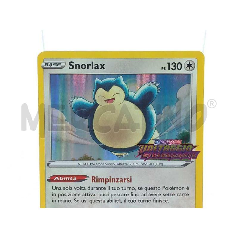 CARTA POKEMON SNORLAX SWSHO68 | Mercatino dell'Usato Moncalieri bengasi 3