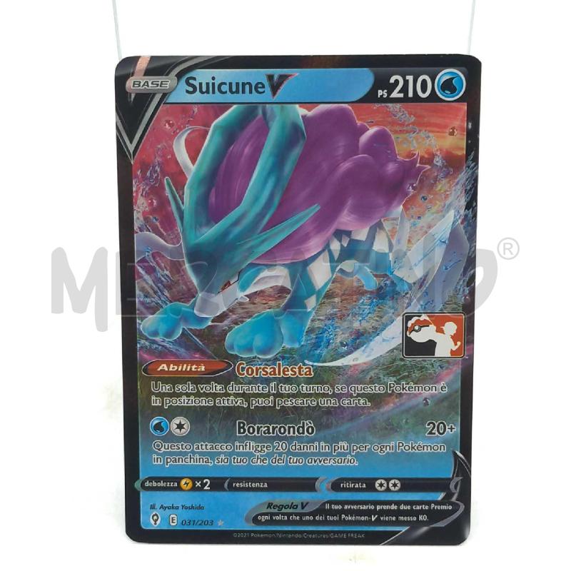 CARTA POKEON SUICUNE V 031/203 | Mercatino dell'Usato Moncalieri bengasi 1