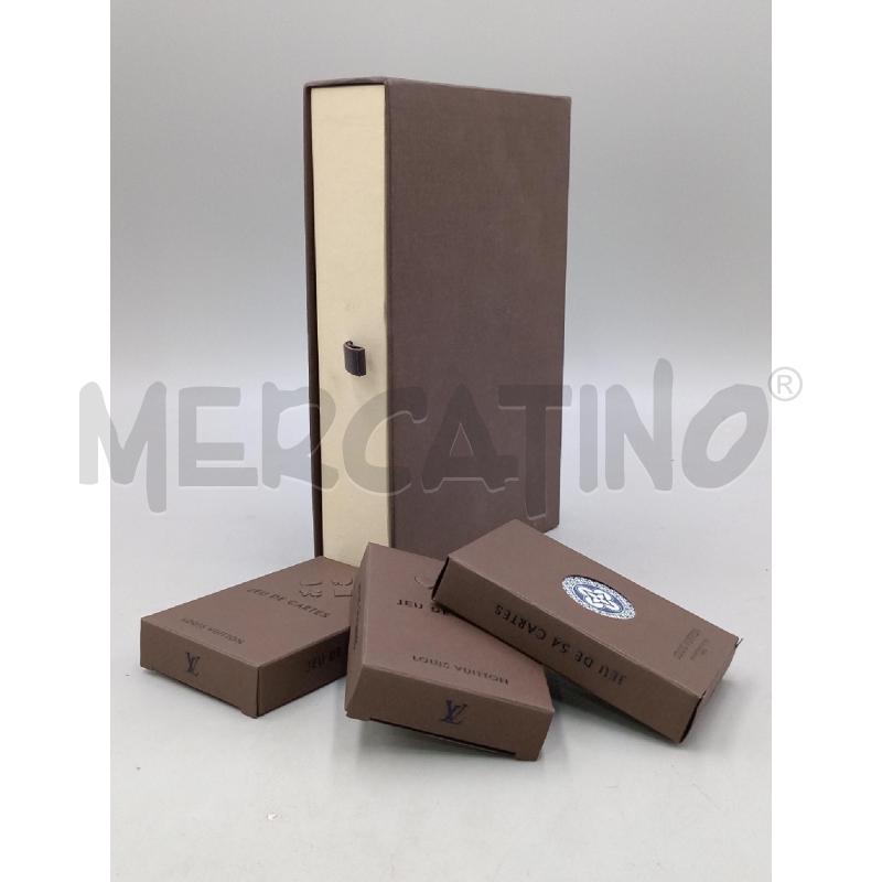 CARTE DA GIOCO C/SCATOLA LOUIS VUITTON  | Mercatino dell'Usato Moncalieri bengasi 5
