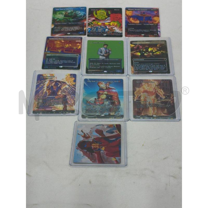 CARTE DA GIOCO MAGIC THE GATHERING MARVEL FOIL BLOCCO | Mercatino dell'Usato Moncalieri bengasi 1