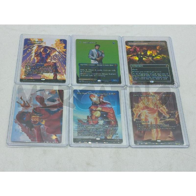 CARTE DA GIOCO MAGIC THE GATHERING MARVEL FOIL BLOCCO | Mercatino dell'Usato Moncalieri bengasi 2