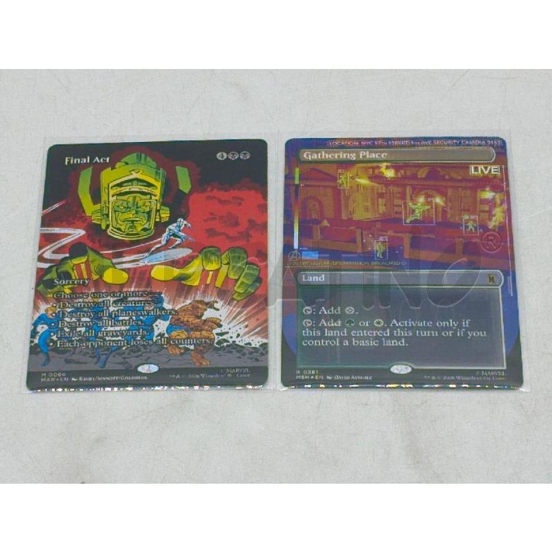 CARTE DA GIOCO MAGIC THE GATHERING MARVEL FOIL BLOCCO | Mercatino dell'Usato Moncalieri bengasi 3