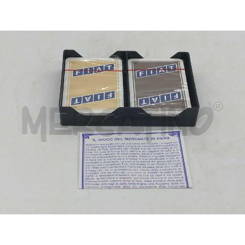 CARTE DA GIOCO MERCANTE IN FIERA FIAT PROGETTO SIGILLATE | Mercatino dell'Usato Moncalieri bengasi 2