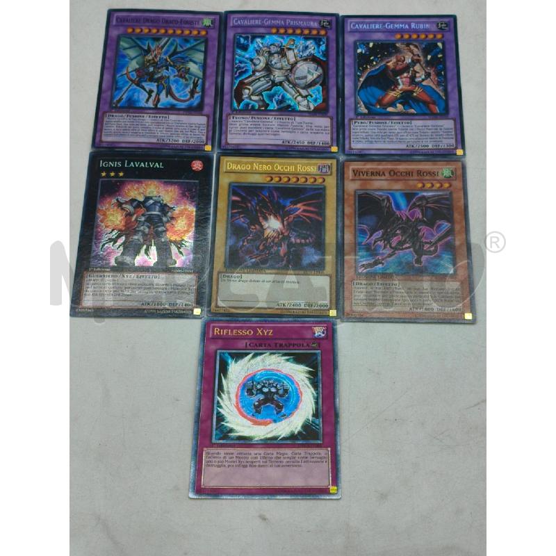 CARTE DA GIOCO YU-GI-OH! 7PZ VARIE EDIZIONI E MOSTRI  | Mercatino dell'Usato Moncalieri bengasi 1