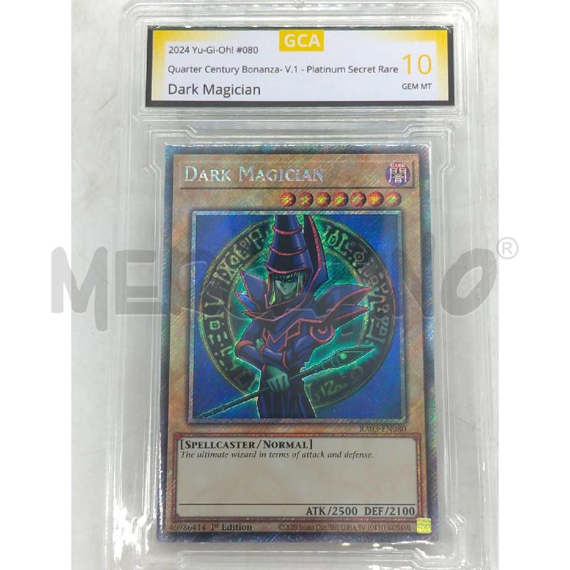 CARTE DA GIOCO YU GI OH DARK MAGICIAN GCA 10 | Mercatino dell'Usato Moncalieri bengasi 1
