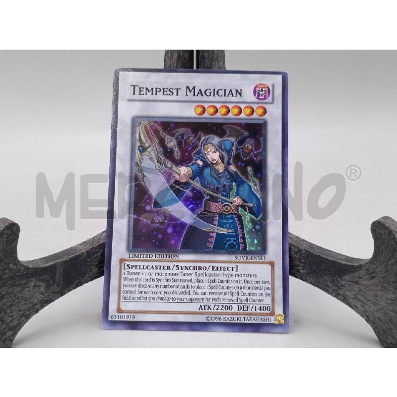 CARTE DA GIOCO YU GI OH TEMPEST MAGICIAN | Mercatino dell'Usato Moncalieri bengasi 1