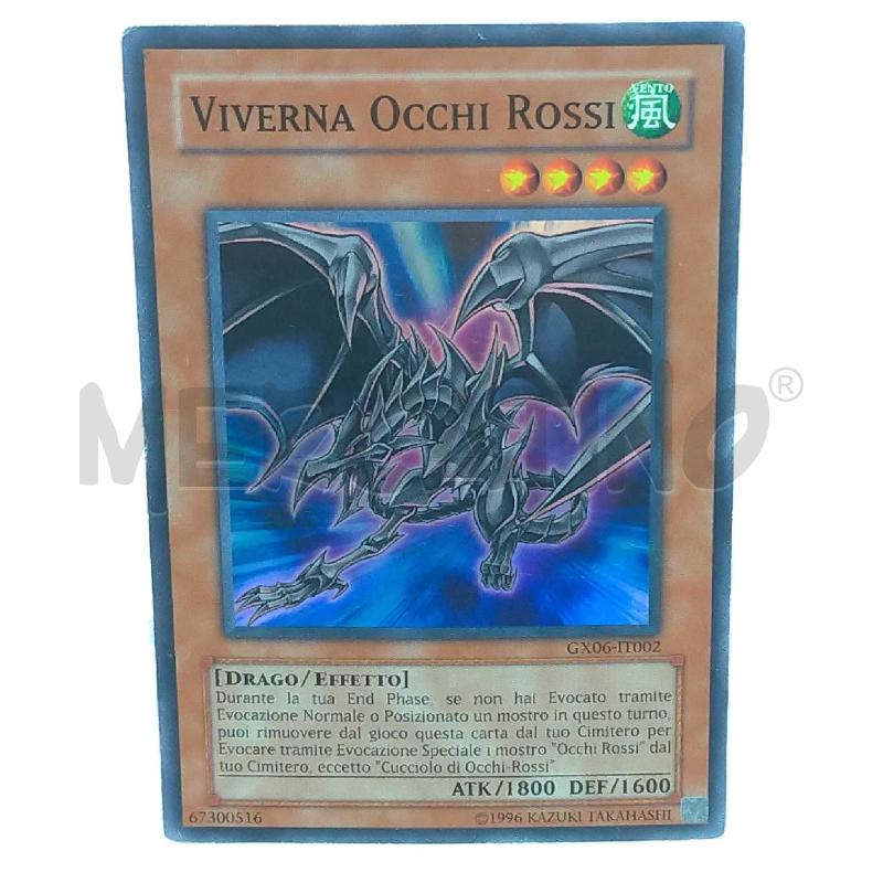 CARTE DA GIOCO YU-GI-OH VIVERNA OCCHI ROSSI GX06-IT002 | Mercatino dell'Usato Moncalieri bengasi 2