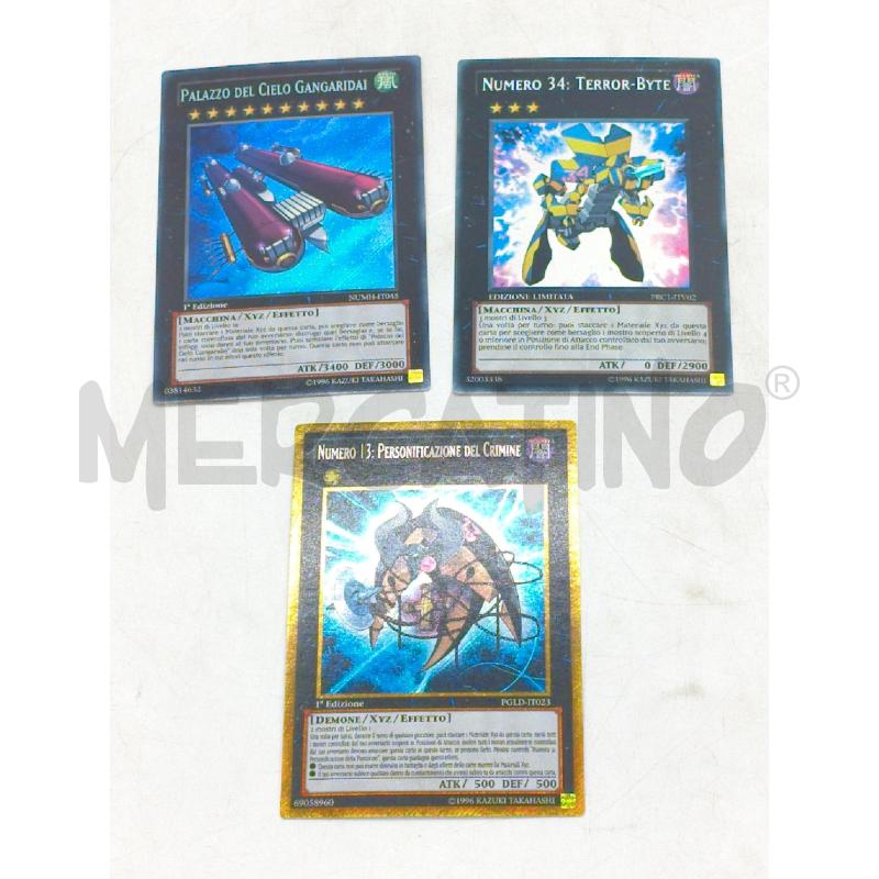 CARTE YU-GI-OH! 9PZ XYZ VARI PERSONAGGI  | Mercatino dell'Usato Moncalieri bengasi 5