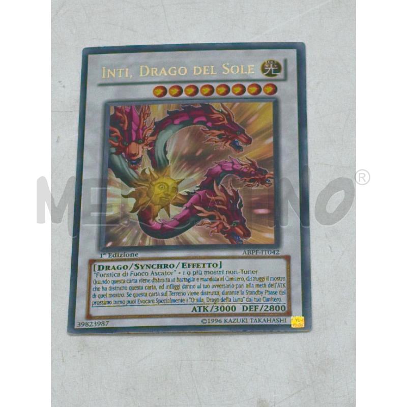 CARTE YU-GI-OH! TRIS INTI DRAGO DEL SOLE E QUILLA DRAGO DELLA LUNA  | Mercatino dell'Usato Moncalieri bengasi 5